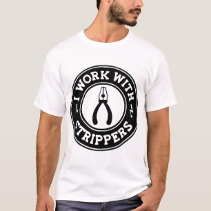 Camiseta Trabalho com strippers #USAPatriotGraphics ©