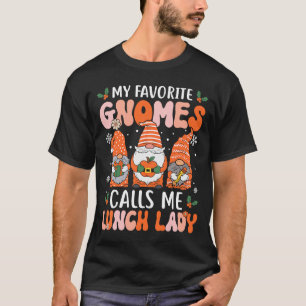 Camiseta Trabalho da cantina da escola dos gnomos de Natal