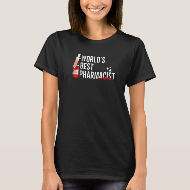 Camiseta Trabalho de Apothecary Pha, melhor farmacêutico do (Frente)