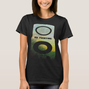 Camiseta trabalho de arte 1 de hot end para impressora 3D
