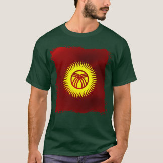 Camiseta Trabalho de arte 1 do Quirguistão