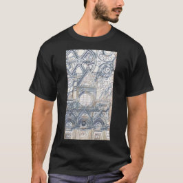 Camiseta Trabalho de arte da Catedral de Siena Toscana