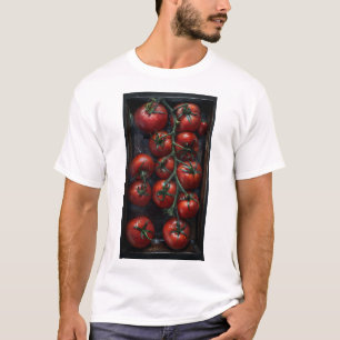 Camiseta Trabalho de arte de Abstrato colorida - Tomates Pr