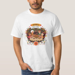 Camiseta Trabalho de arte de Ação de Graças para os festiva