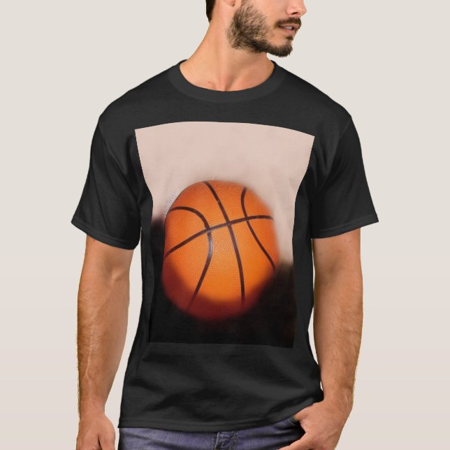 Camiseta Trabalho de arte de basquetebol (Frente)