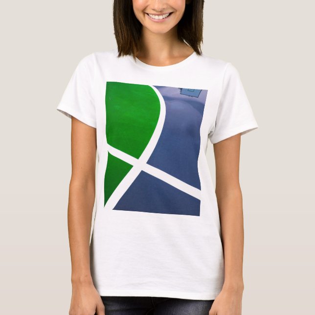 Camiseta Trabalho de arte de basquetebol (Frente)