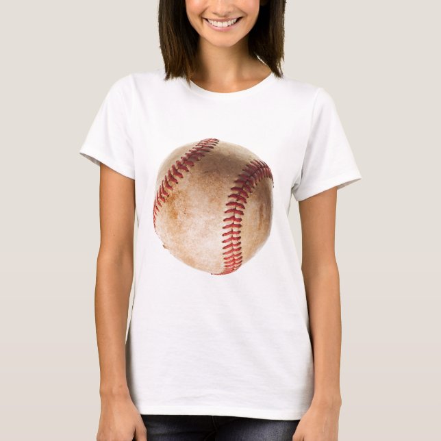 Camiseta Trabalho de arte de beisebol (Frente)