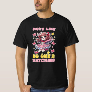 Camiseta Trabalho de arte de dança artística para pajões e 