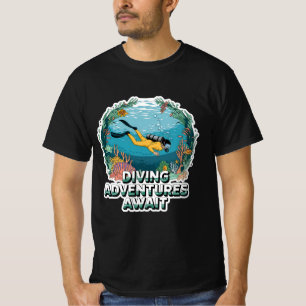 Camiseta Trabalho de arte de Divisor de Scuba Legal e Quirk