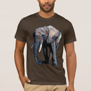 Camiseta Trabalho de arte de Elefante Africano para Amantes