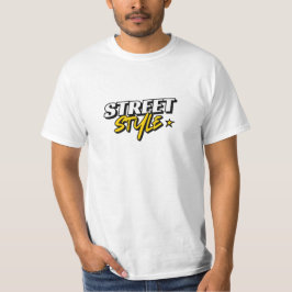 Camiseta Trabalho de arte de Estilo de Rua