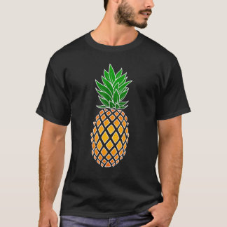 Camiseta Trabalho de arte de Forma de Diamante de Fruta de 