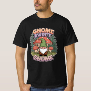 Camiseta Trabalho de arte de Gnome Adorável para Amantes de