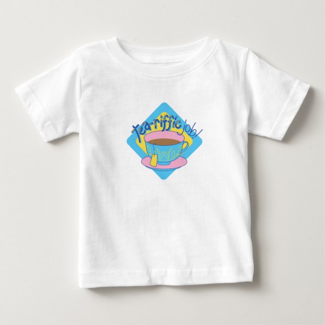 Camiseta Trabalho de arte de Trabalho de Chá-Riffic: Design (Frente)
