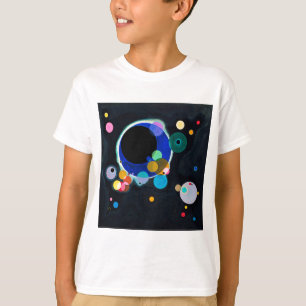Camiseta Trabalho de arte de Vários Círculos do Kandinsky