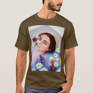 Camiseta Trabalho de arte digital de leite feito em Photosh