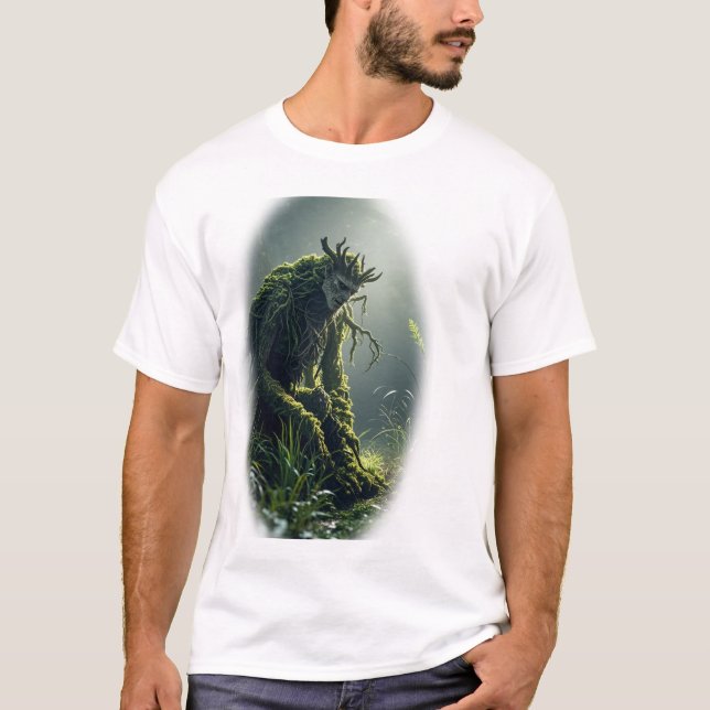 Camiseta Trabalho de arte Espírito de Árvore Florestal Míst (Frente)
