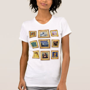 Camiseta Trabalho de arte famoso