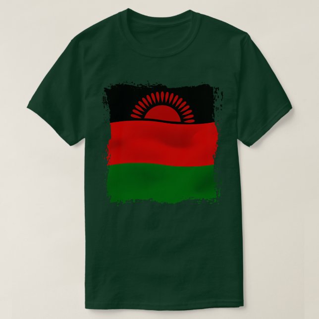 Camiseta Trabalho de arte Malawi (Frente do Design)