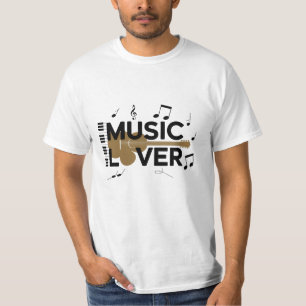 Camiseta Trabalho de arte para apresentações de música em t