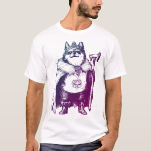 Camiseta Trabalho de arte Pirate Fox - Animal Pirata Desenh