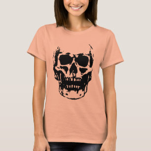 Camiseta Trabalho de arte Pop branco preto