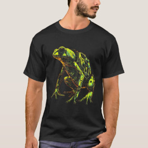 Camiseta Trabalho de arte sapo - Sapo de Arte Robô Fantasy