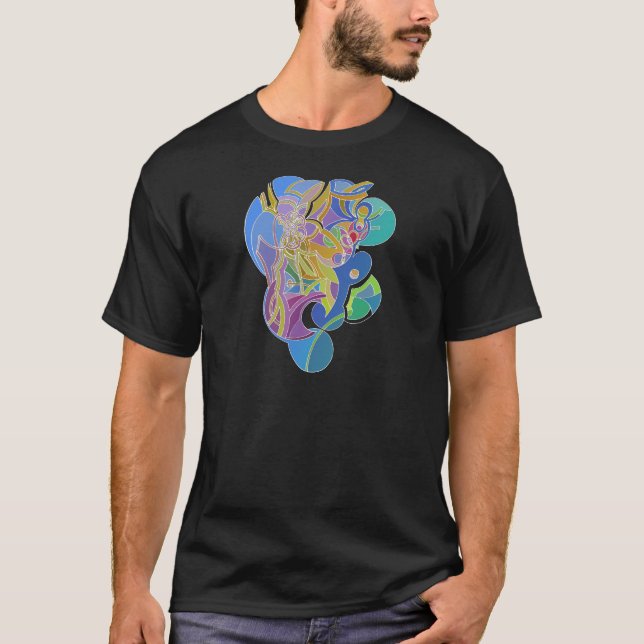 Camiseta Trabalho de arte Whimsical (Frente)