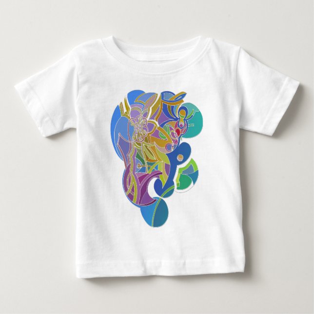 Camiseta Trabalho de arte Whimsical (Frente)
