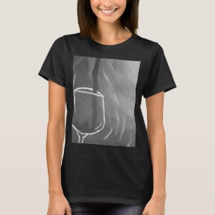 Camiseta Trabalho de arte Wine para cocktail de hora feliz