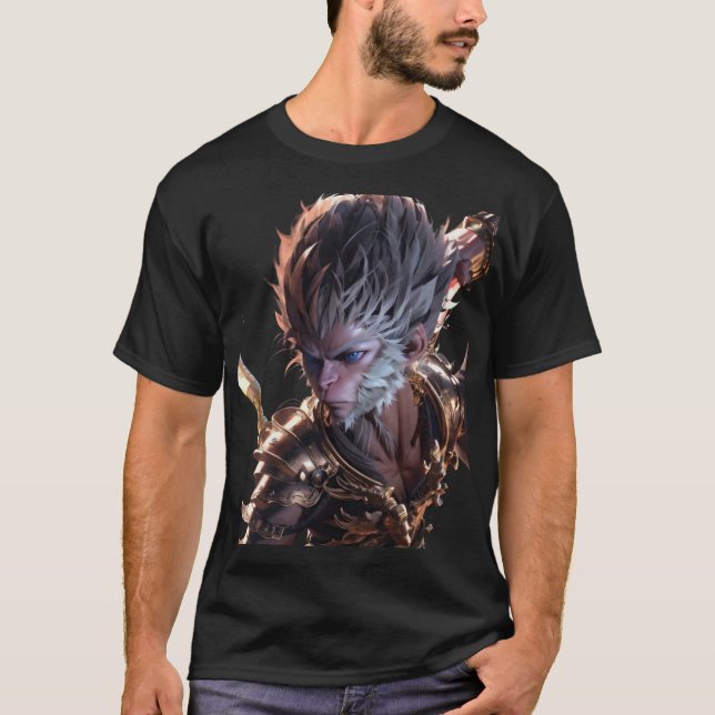 Camiseta Trabalho de arte Wukong (Frente)