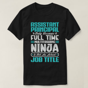 Camiseta Trabalho de assistente principal ocupação aniversá