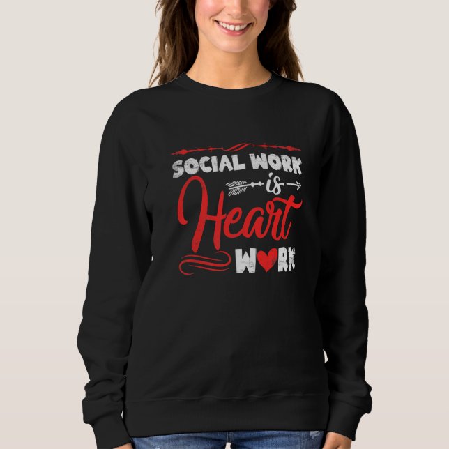 Camiseta Trabalho de Assistente Social é Trabalho de Coraçã (Frente)