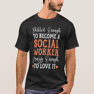 Camiseta Trabalho de Assistente Social Profissão Bem-Estar