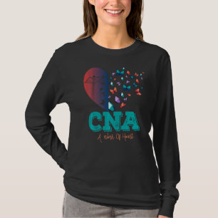 Camiseta Trabalho De Borboletas Cardíacas Caduceus