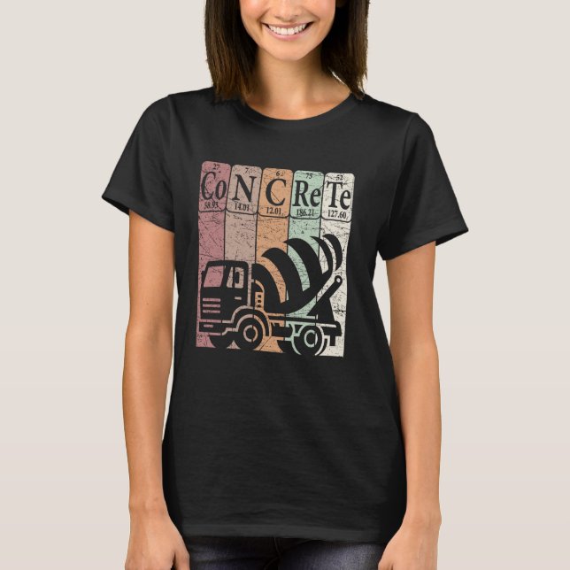 Camiseta Trabalho de Construção de Elementos da Tabela Peri (Frente)