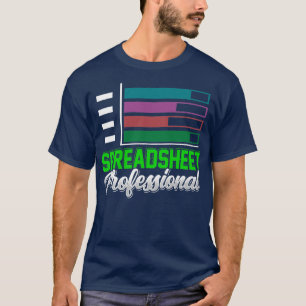 Camiseta Trabalho de Contabilidade de Mesa Profissional de
