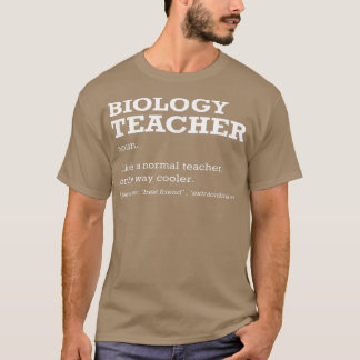 Camiseta Trabalho De Definição De Professores De Biologia T