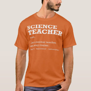 Camiseta Trabalho De Definição De Professores De Ciência Tí