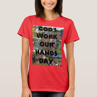 Camiseta Trabalho de Deus Nossas Mãos