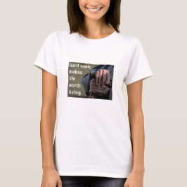 Camiseta Trabalho de duro (leve)