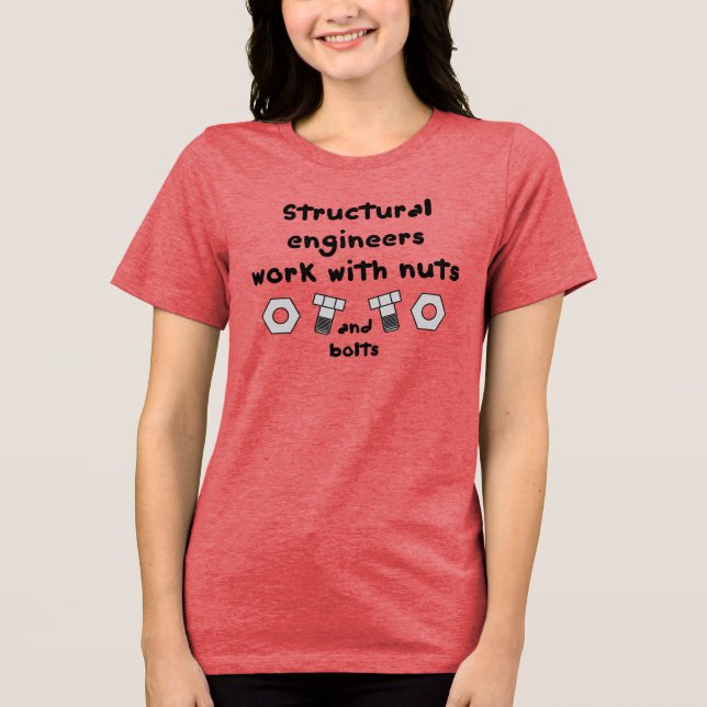 Camiseta Trabalho de Engenheiros Estruturais (Frente)