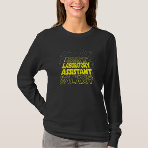 Camiseta Trabalho de Galáxia Legal Assistente de Laboratóri