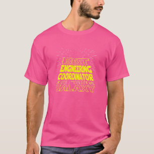 Camiseta Trabalho de Galáxia Legal do Coordenador de Engenh