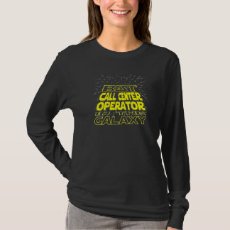 Camiseta Trabalho de Galáxia Legal do Operador do Call Cent