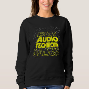 Camiseta Trabalho de Galáxia Legal do Técnico de Áudio