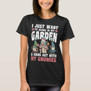Camiseta Trabalho de Jardineiro no Jardim e Convívio com Gn