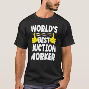 Camiseta Trabalho de Leilão do Melhor Trabalhador em Leilão