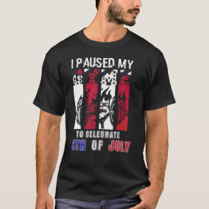 Camiseta Trabalho De malhação Eu Parei Minha Gama Para Come