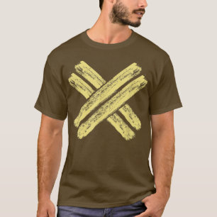 Camiseta Trabalho de Operador de Caminhão - Linhas Amarelas